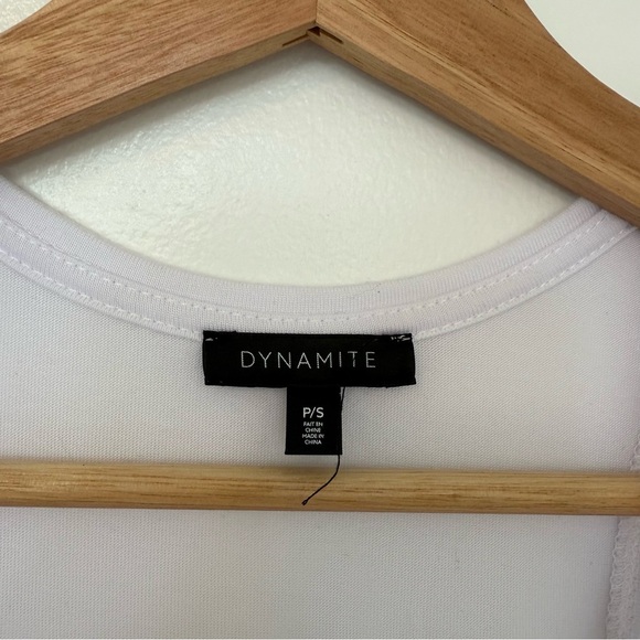 Dynamite Bright White Tank Top - Picture 3 of 6